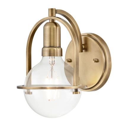 Quintiesse - Vägglampa SOMERSET 1xE27/60W/230V guldfärgad