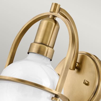 Quintiesse - Vägglampa SOMERSET 1xE27/60W/230V guldig