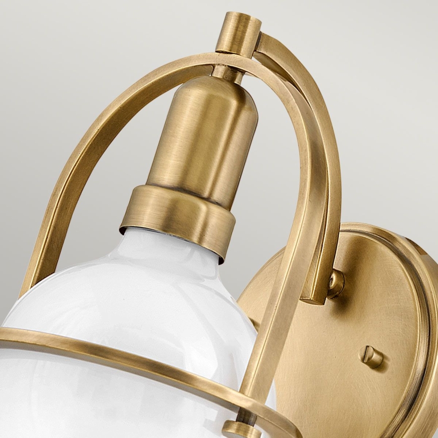 Quintiesse - Vägglampa SOMERSET 1xE27/60W/230V guldig