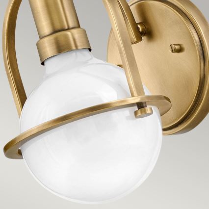Quintiesse - Vägglampa SOMERSET 1xE27/60W/230V guldig