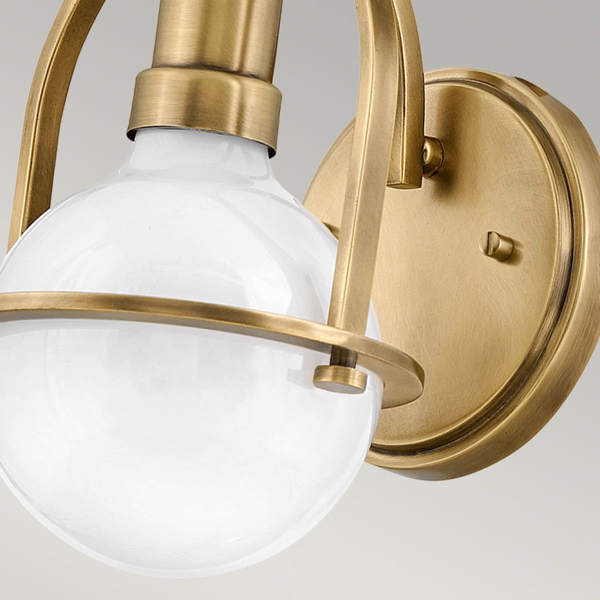 Quintiesse - Vägglampa SOMERSET 1xE27/60W/230V guldig