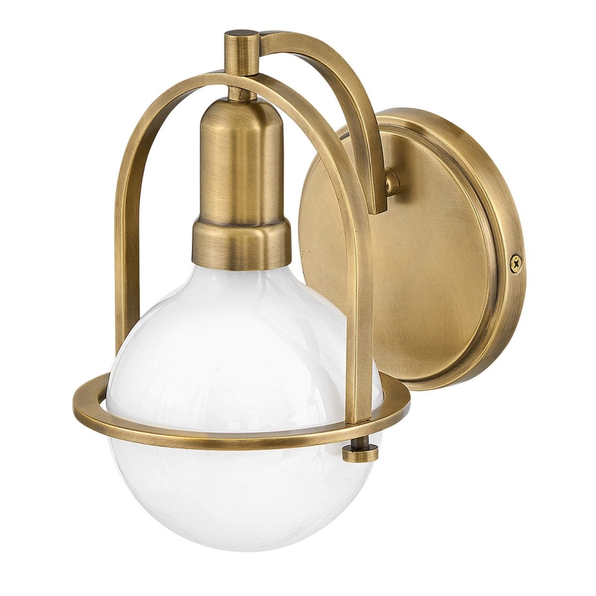 Quintiesse - Vägglampa SOMERSET 1xE27/60W/230V guldig