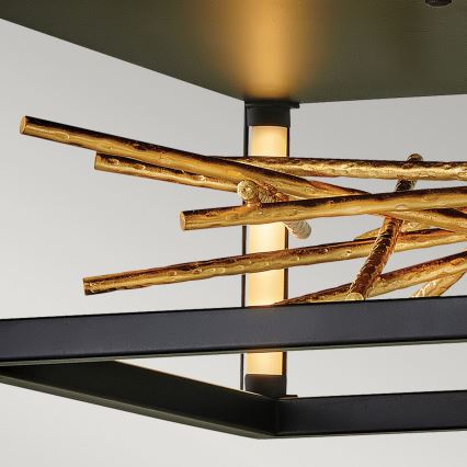 Quintiesse - LED taklampa STYX LED/8W/230V svart/guld
