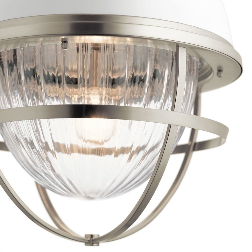 Quintiesse - Taklampa på stång TOLLIS 1xE27/40W/230V Ø 40,8 cm mattkrom
