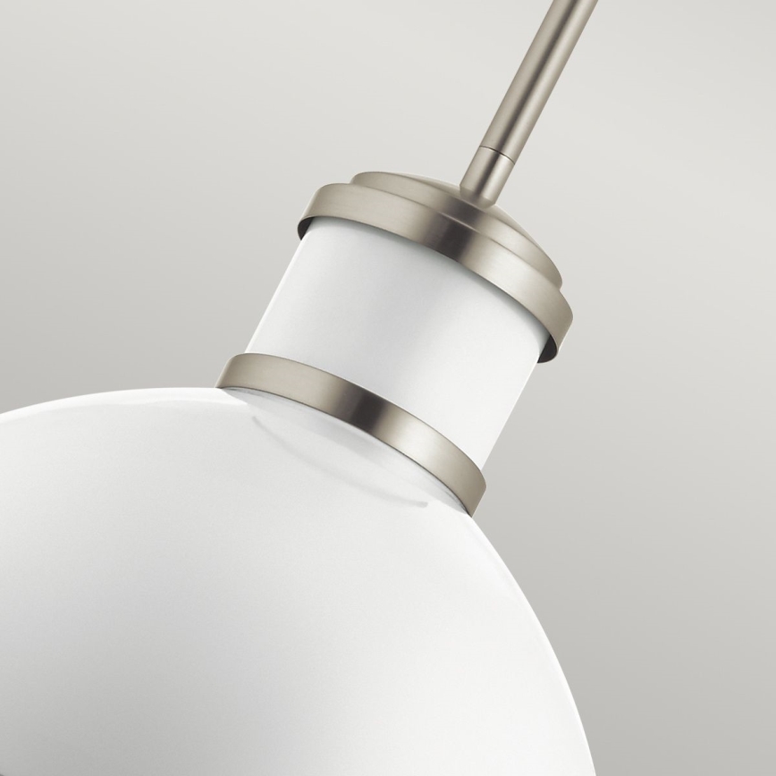 Quintiesse - Taklampa på stång TOLLIS 1xE27/40W/230V Ø 40,8 cm mattkrom