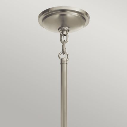 Quintiesse - Taklampa på stång TOLLIS 1xE27/40W/230V Ø 40,8 cm mattkrom