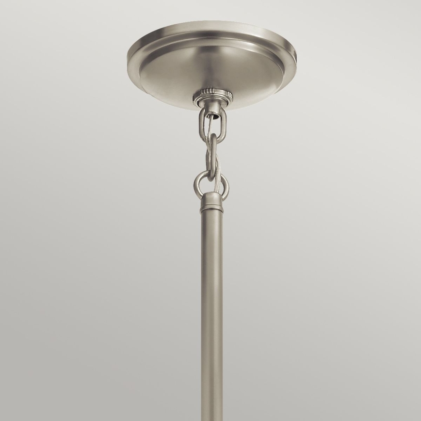 Quintiesse - Taklampa på stång TOLLIS 1xE27/40W/230V Ø 40,8 cm mattkrom