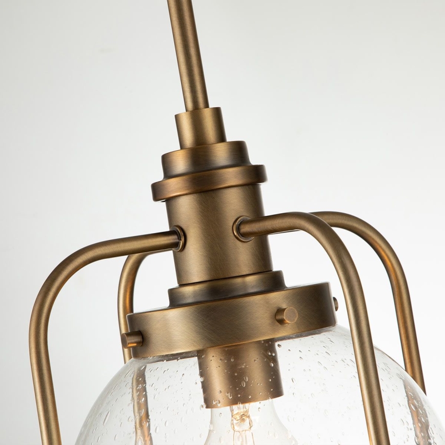 Quintiesse - Utomhuslykta på stolpe TRIOCENT 1xE27/40W/230V Ø 24 cm IP44 brons