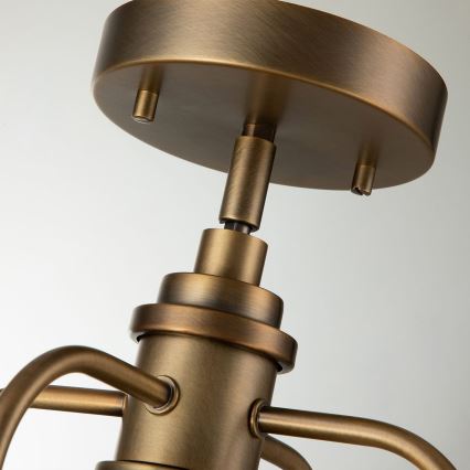 Quintiesse - Utomhuslykta på stolpe TRIOCENT 1xE27/40W/230V Ø 24 cm IP44 brons
