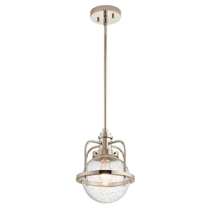 Quintiesse - Utomhuslampa på stav TRIOCENT 1xE27/40W/230V IP44 polerad krom