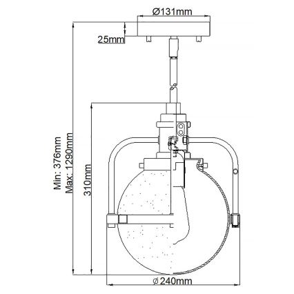 Quintiesse - Utomhuslampa på stav TRIOCENT 1xE27/40W/230V IP44 polerad krom