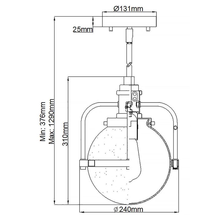 Quintiesse - Utomhuslampa på stav TRIOCENT 1xE27/40W/230V IP44 polerad krom