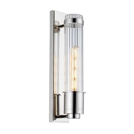 Quintiesse - LED-vägglampa för badrum WELLINGTON 1xE27/7W/230V IP44 blank krom