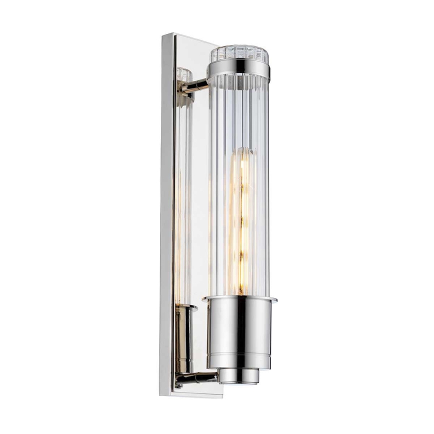 Quintiesse - LED-vägglampa för badrum WELLINGTON 1xE27/7W/230V IP44 blank krom