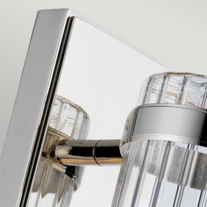 Quintiesse - LED-vägglampa för badrum WELLINGTON 1xE27/7W/230V IP44 blank krom