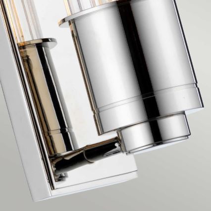 Quintiesse - LED-vägglampa för badrum WELLINGTON 1xE27/7W/230V IP44 blank krom