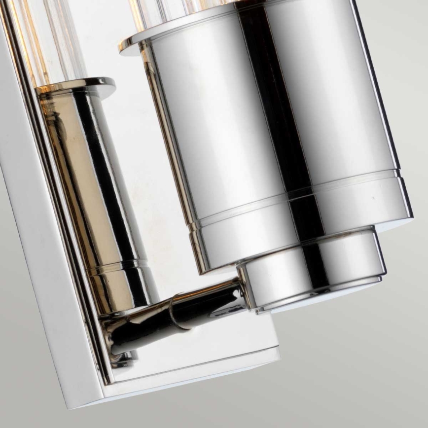 Quintiesse - LED-vägglampa för badrum WELLINGTON 1xE27/7W/230V IP44 blank krom