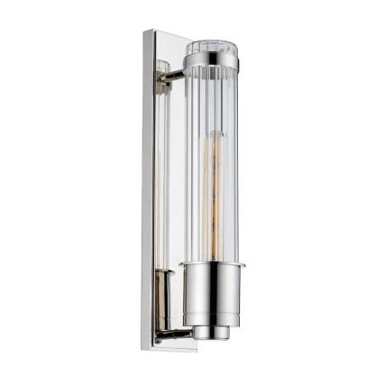 Quintiesse - LED-vägglampa för badrum WELLINGTON 1xE27/7W/230V IP44 blank krom