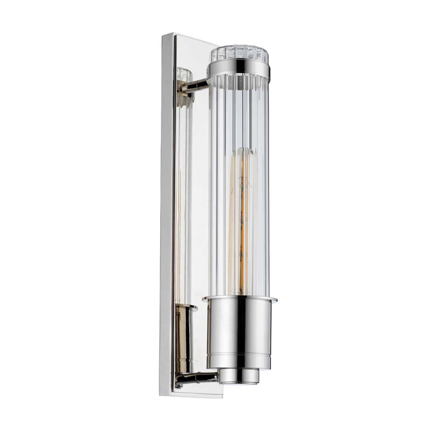 Quintiesse - LED-vägglampa för badrum WELLINGTON 1xE27/7W/230V IP44 blank krom