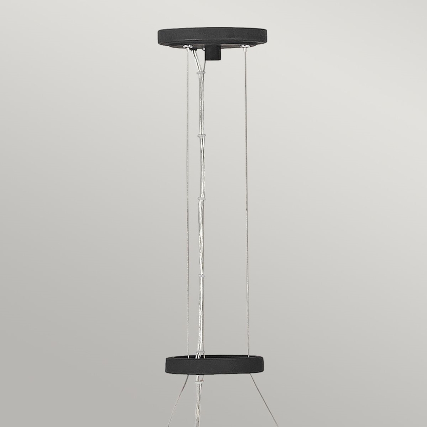 Quintiesse - Pendellampa på vajer WILLOW 6xE14/40W/230V Ø 61 cm guld/svart