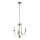 Quintiesse - Taklampa på stång KARLEE 3xE14/60W/230V Ø 45,7 cm mattkrom