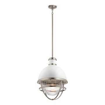 Quintiesse - Taklampa på stång TOLLIS 1xE27/40W/230V Ø 40,8 cm mattkrom