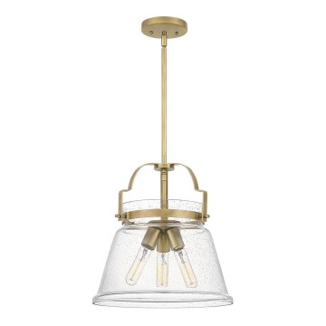 Quintiesse - Taklampa på stång WIMBERLEY 3xE27/60W/230V Ø 35,6 cm, guld