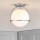 Quintiesse - Taklampa SOMERSET 1xE27/60W/230V Ø 28,2 cm matt krom