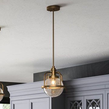 Quintiesse - Utomhuslykta på stolpe TRIOCENT 1xE27/40W/230V Ø 24 cm IP44 brons