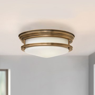 Quintiesse - Utomhustakarmatur HADRIAN 2xE27/40W/230V Ø 30,5 cm IP44, bronsfärgad