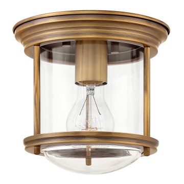 Quintiesse - Utomhustaklampa HADRIAN 1xE27/60W/230V Ø 19,6 cm IP44 bronsfärgad