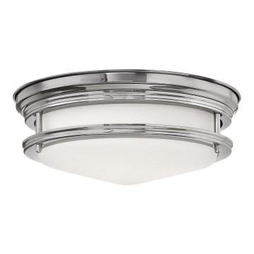 Quintiesse - Utomhustaklampa HADRIAN 2xE27/40W/230V Ø 27,8 cm IP44 blank krom