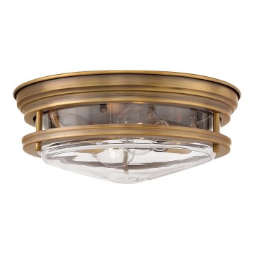 Quintiesse - Utomhustaklampa HADRIAN 2xE27/40W/230V Ø 30,5 cm IP44 Brons