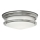 Quintiesse - Utomhustaklampa HADRIAN 2xE27/40W/230V Ø 30,5 cm IP44 mattkrom