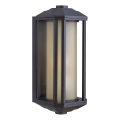 Quintiesse - Utomhusväggarmatur CASTELLE M 1xE27/60W/230V IP44 svart