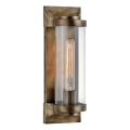Quintiesse - Utomhusväggarmatur PEARSON M 1xE27/60W/230V IP44 brons