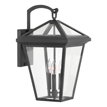 Quintiesse - Utomhusvägglampa ALFORD L 3xE14/40W/230V IP44 svart