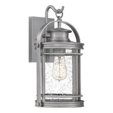 Quintiesse - Utomhusvägglampa BOOKER M 1xE27/60W/230V IP44 mattkrom