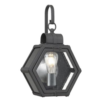 Quintiesse - Utomhusvägglampa HEATH S 1xE27/60W/230V IP44 svart