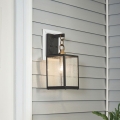 Quintiesse - Utomhusvägglampa LAHDEN M 1xE27/60W/230V IP44 svart/guld