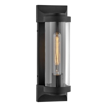 Quintiesse - Utomhusvägglampa PEARSON M 1xE27/60W/230V IP44 svart