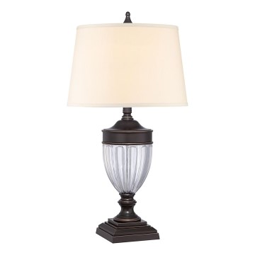 Quoizel - Bordslampa DENNISON 1xE27/60W/230V brons