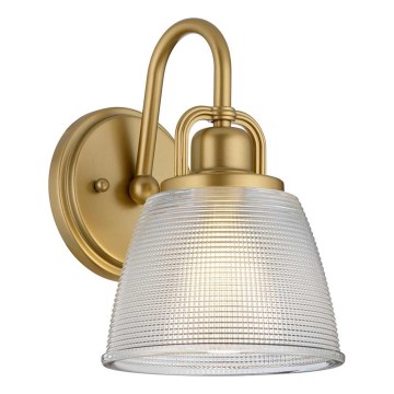 Quoizel - LED Vägglampa för badrum DUBLIN 1xG9/3W/230V IP44 guld