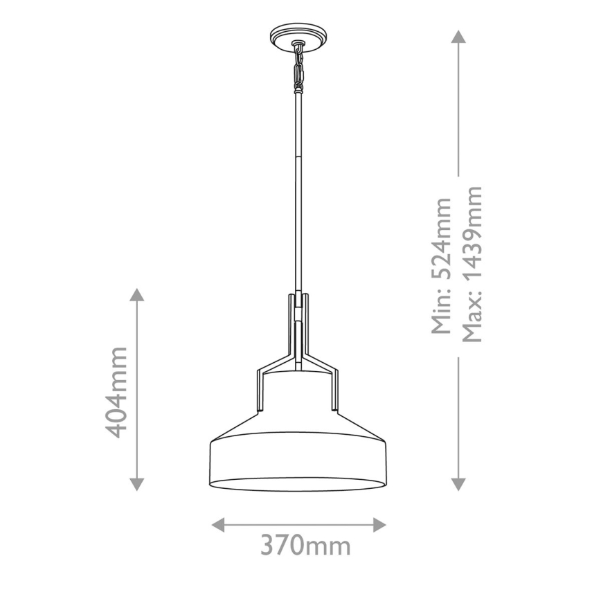 Quoizel - Stavmonterad taklampa BRECKEN 2xE27/60W/230V svart/vit