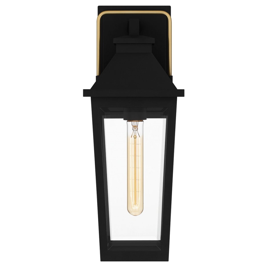Quoizel - Utomhus väggarmatur BUCKLEY M 1xE27/40W/230V IP44 svart