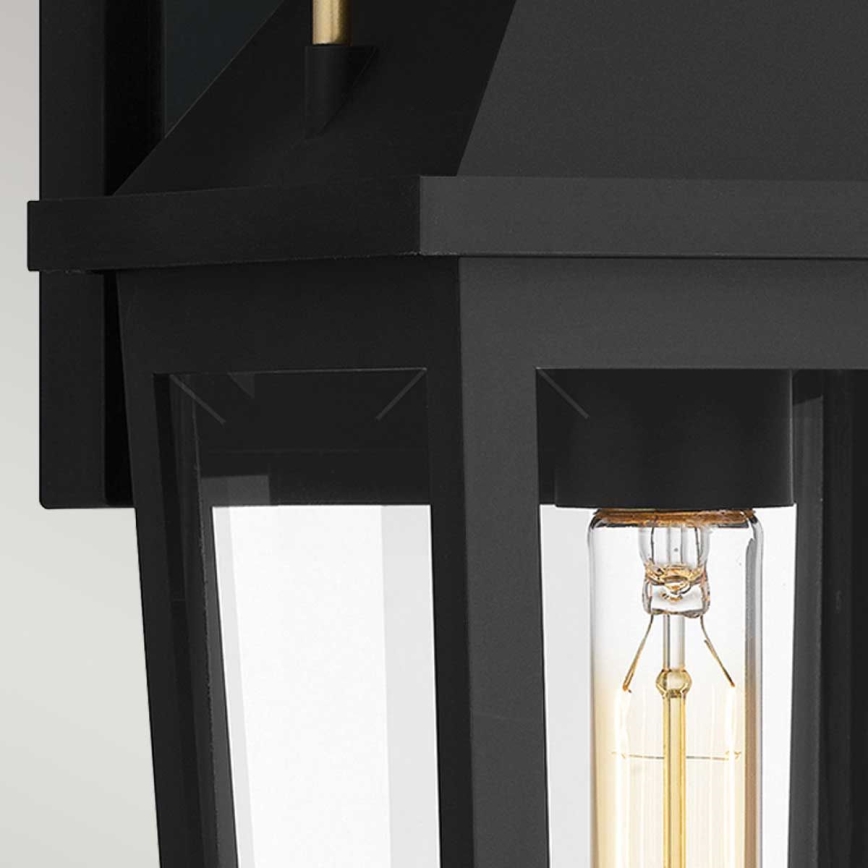 Quoizel - Utomhus väggarmatur BUCKLEY M 1xE27/40W/230V IP44 svart