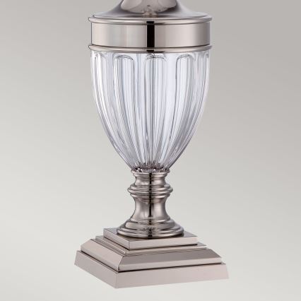 Quoizel - Bordslampa DENNISON 1xE27/60W/230V skinande krom