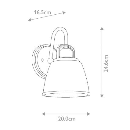 Quoizel - LED Vägglampa för badrum DUBLIN 1xG9/3W/230V IP44 skinande krom
