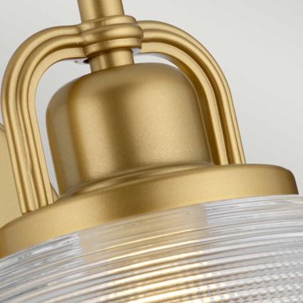Quoizel - LED Vägglampa för badrum DUBLIN 1xG9/3W/230V IP44 guld