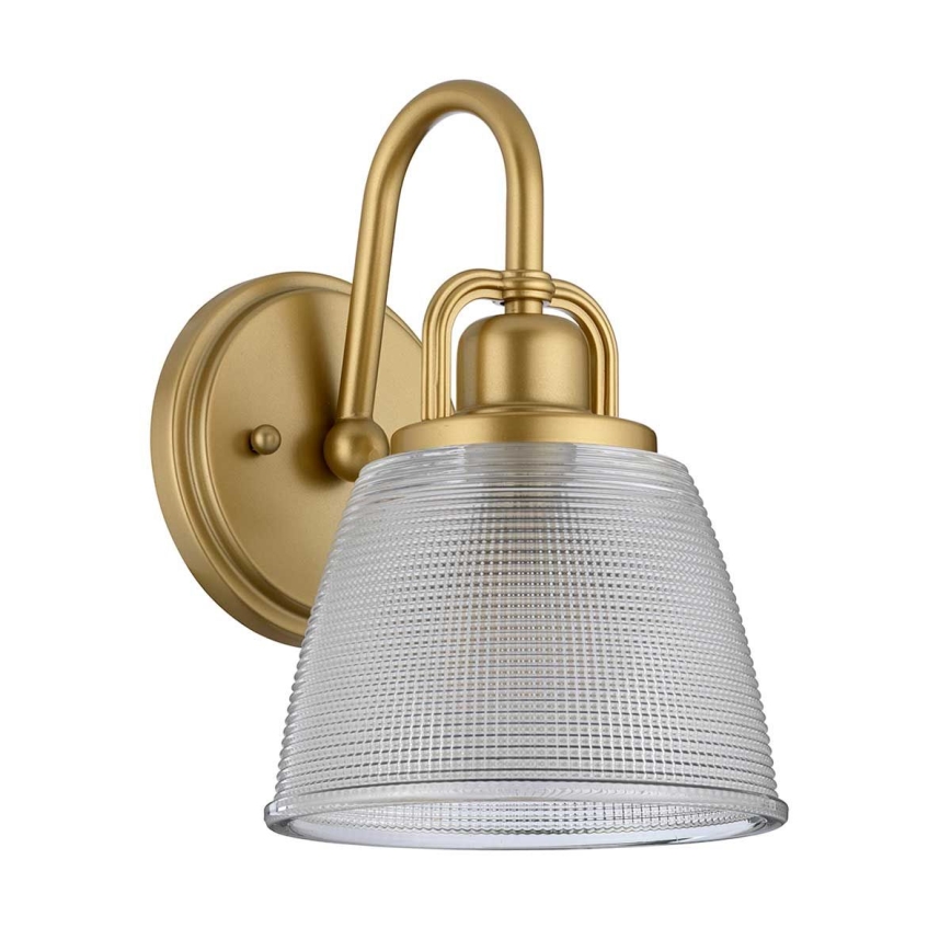 Quoizel - LED Vägglampa för badrum DUBLIN 1xG9/3W/230V IP44 guld